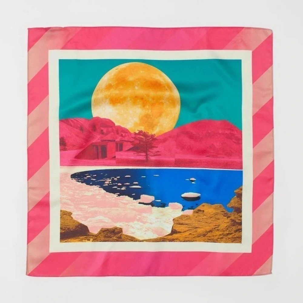 H&M Studio 2020 Soft Satin Scarf Rare Collector